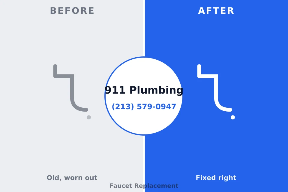 Before and after: plumbing company Commercial Point, OH